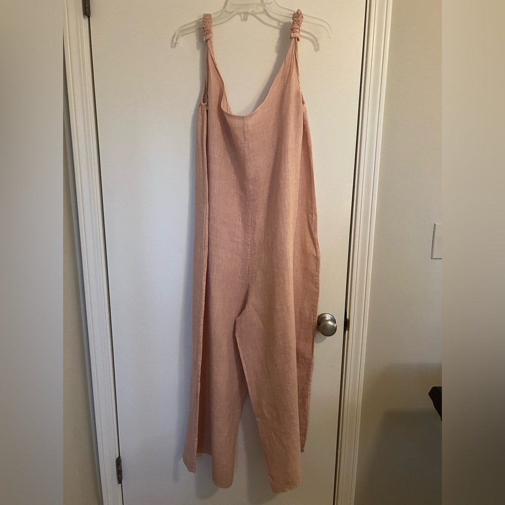 Beachwood Baby 100% Linen Jumpsuit